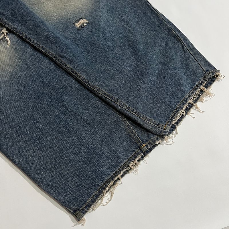 Baggy ballon jeans ripped washed collavo, foto 3