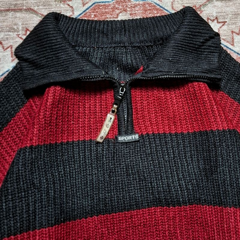 Knitwear Halfzip Texture Stripe by Sport, foto 5