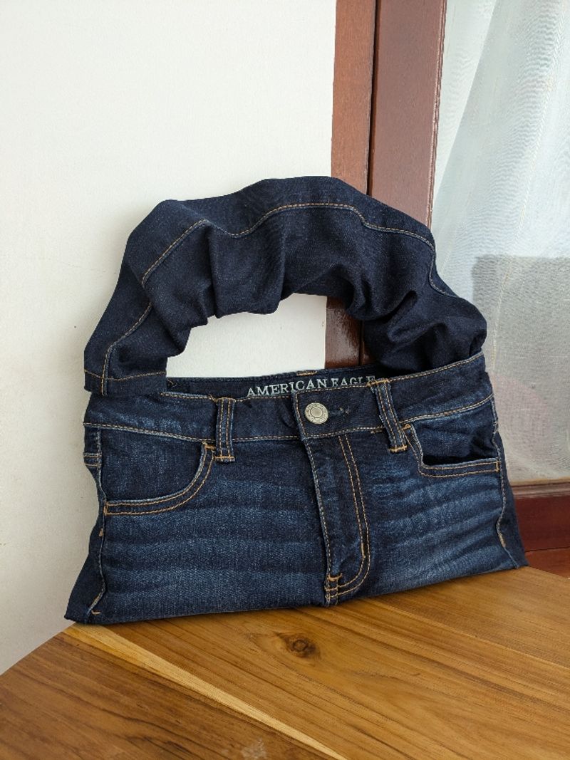 REWORKED BAG FROM ORIGINAL AMERICAN EAGLE JEANS, foto 2