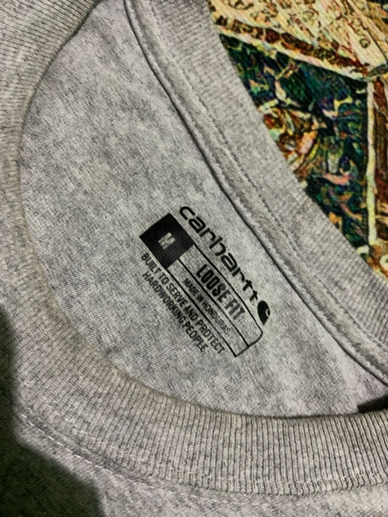 Longsleeve Carhartt Pocket Grey, foto 2