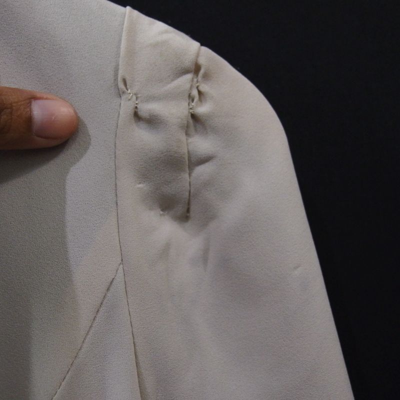 CR007 SIZE M CREAM BLACK BLAZER SEMI, foto 7