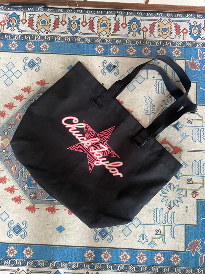 Converse Chuck Taylor (CT) Tote Bag – Black / Pink, foto 4