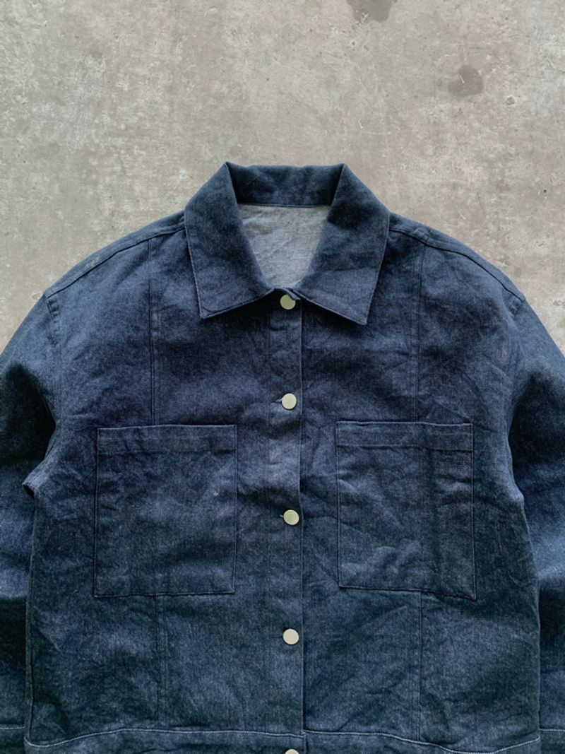 minima maximal vintage trucker jacket boxy, foto 2