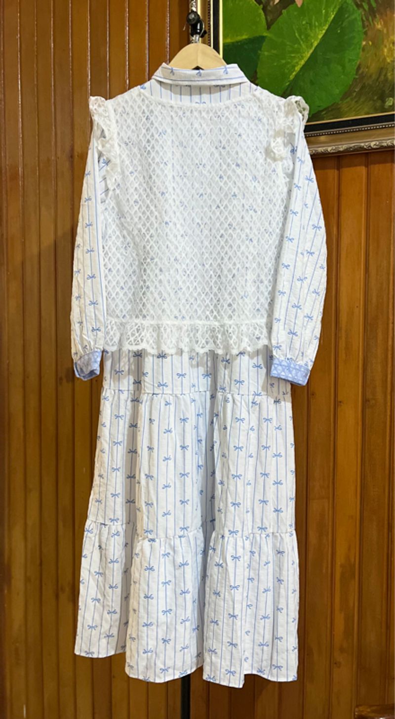 NEW - One Set Dress + Vest Brukat - Extu, foto 6