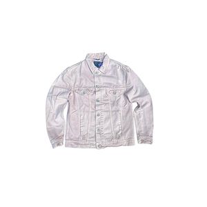 Zaraman Denim Soft Pink Distressed Trucker Type III
