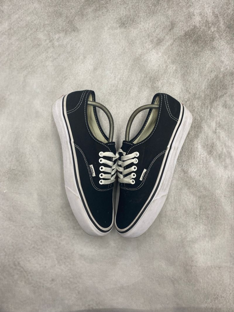 Vans authentic black white low, foto 3