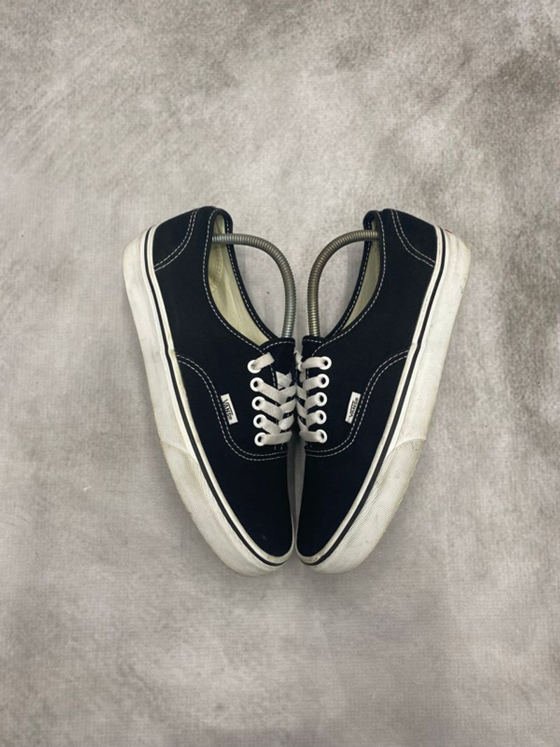 Vans authentic black white low, foto 3