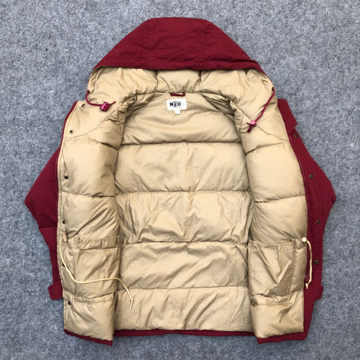Puffer jacket Pria red, foto 2