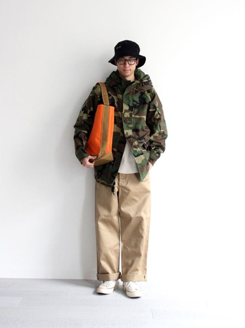 Work Jacket Military Boxy Fit Inner Mesh, foto 2
