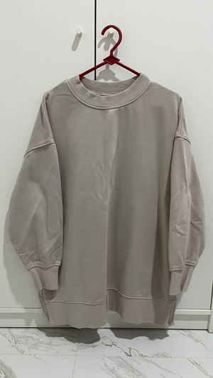 H&M Streetwear Casual Sweater Wanita gray