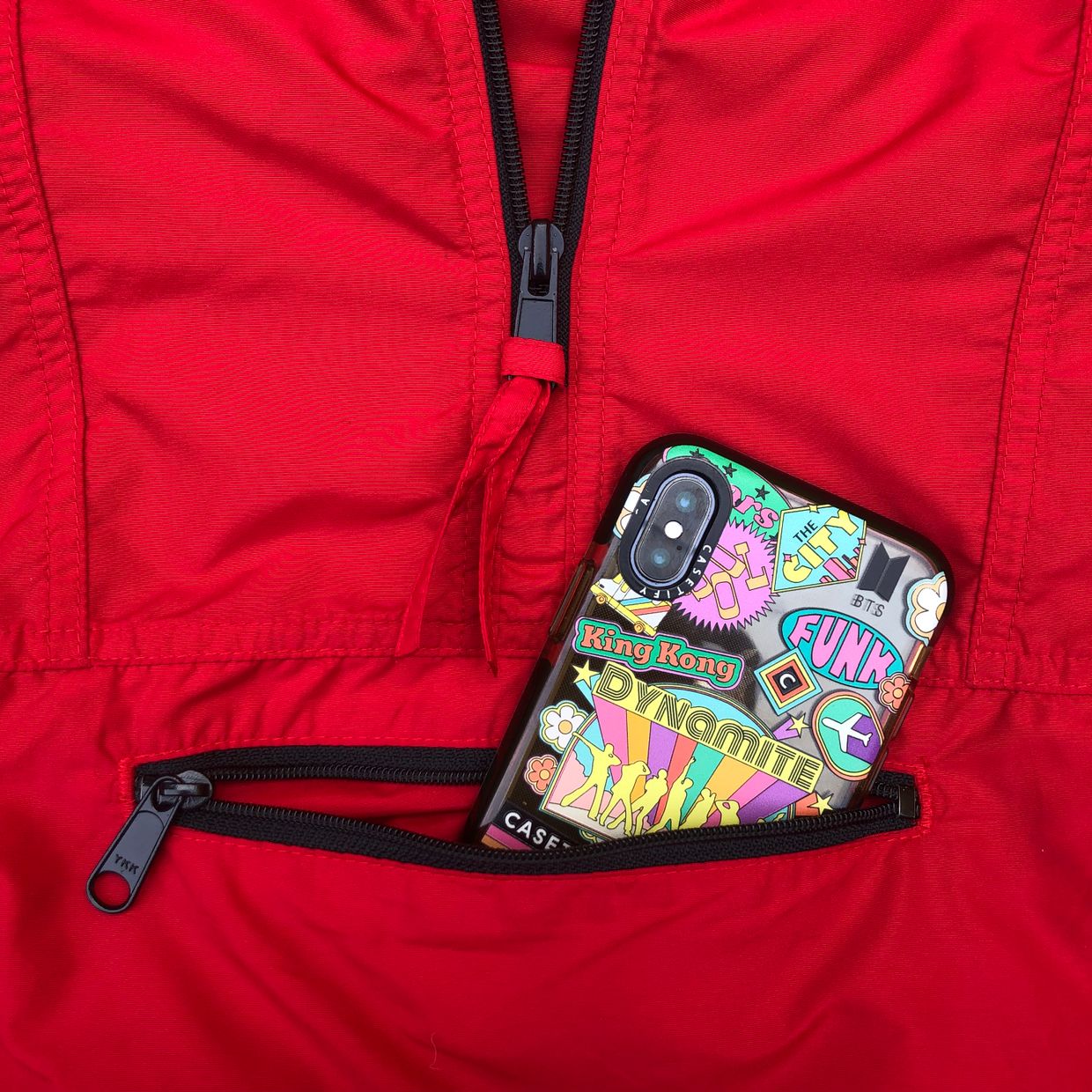 LL Bean Windbreaker Pria red, foto 5