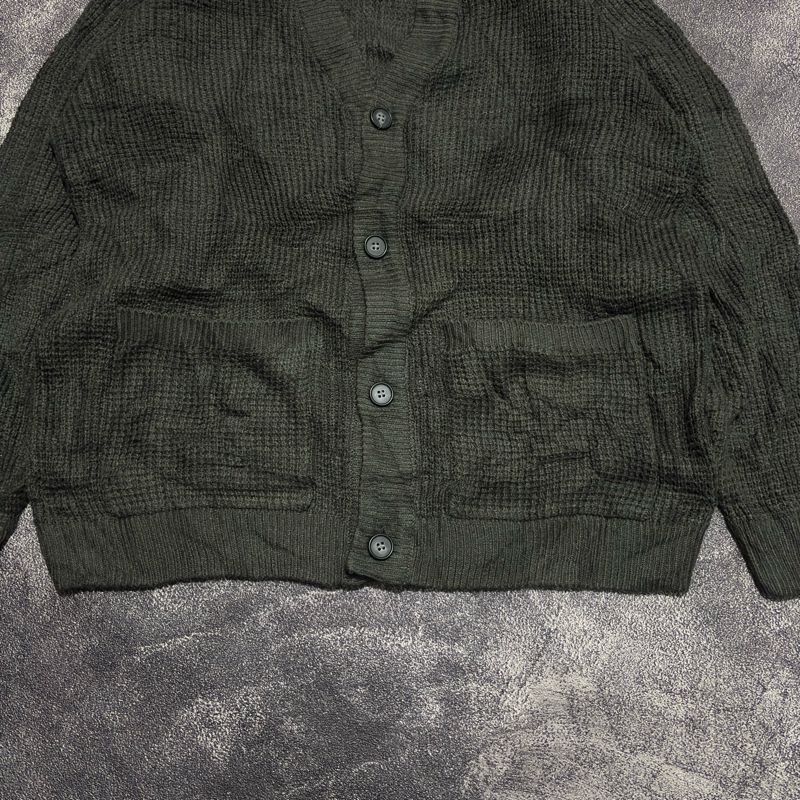 WAFLE CARDIGAN CHARCOAL By GU, foto 2