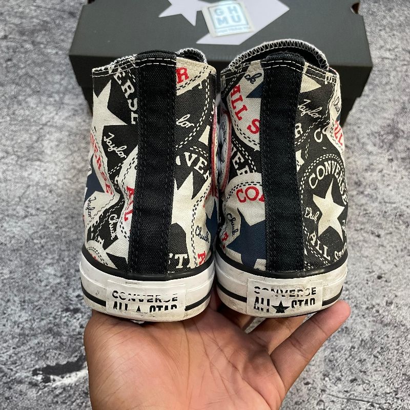 Converse Allstar Hi Fullprint Motif Logo, foto 5