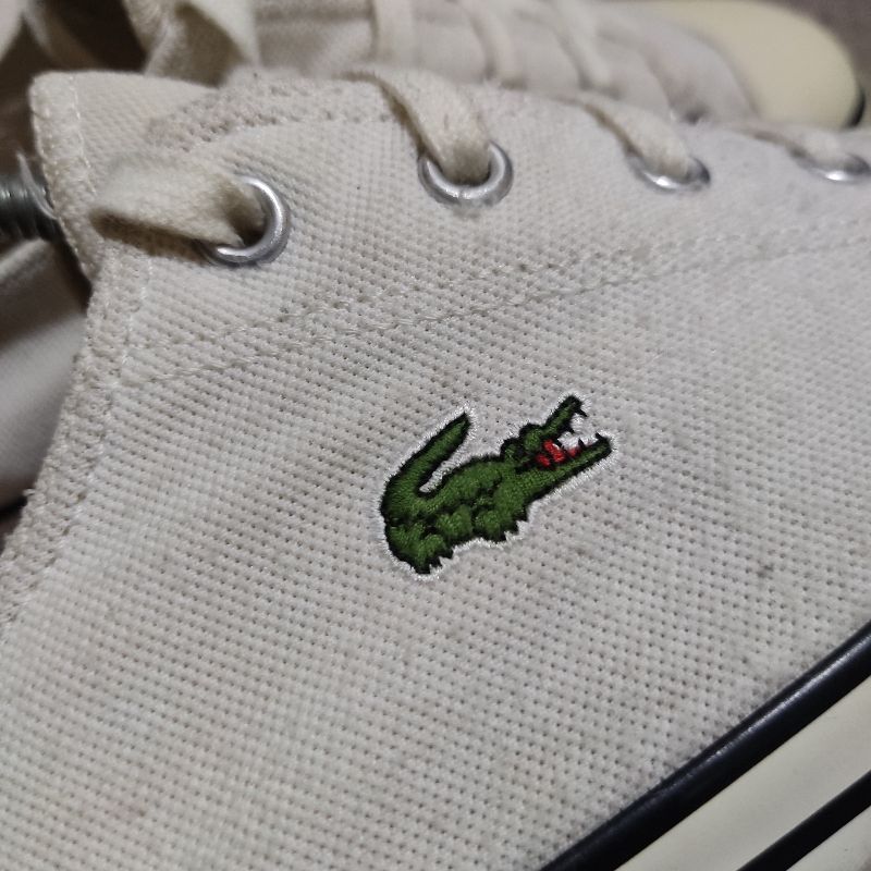 Sepatu Lacoste white colour Size 41cm, foto 4