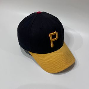MLB Vintage Y2K Hat Pria black yellow