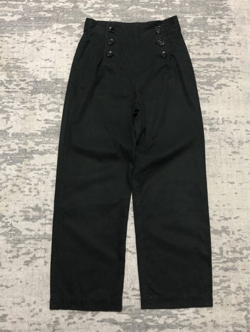 United arrow loose button up pants black, foto 3