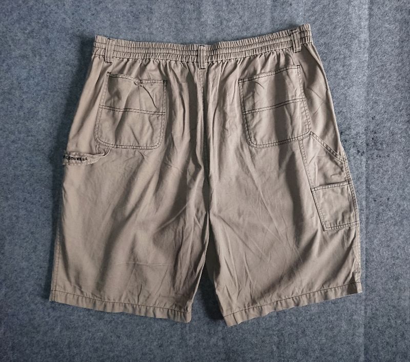 Carpenter Short Pants Big Size Converse Coklat, foto 3
