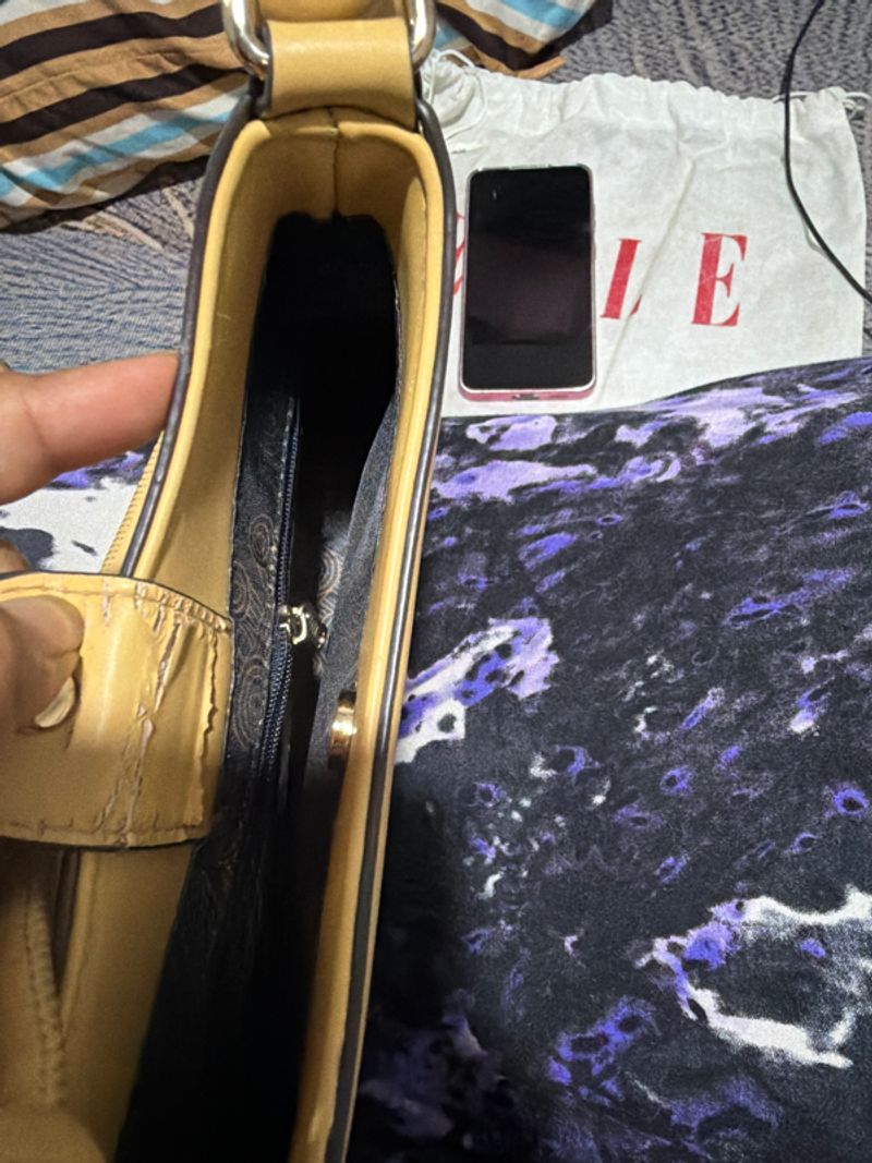 Elle shoulder bag kuning, foto 3