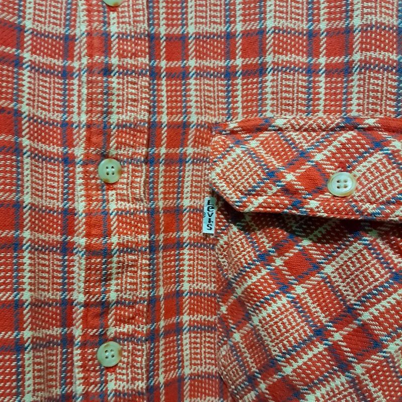 Vtg Kemeja LEVI'S Flannel Levi Strauss, foto 4