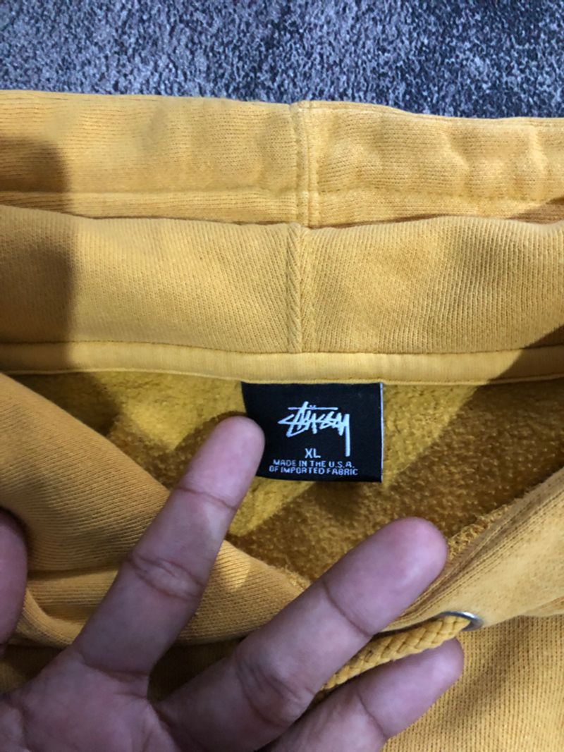 Stussy Basic Yellow On Yellow Hodied🤩, foto 4