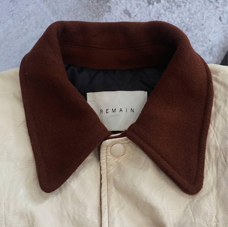 Remain Western Teddy Leather Varsity 🇰🇷, foto 2
