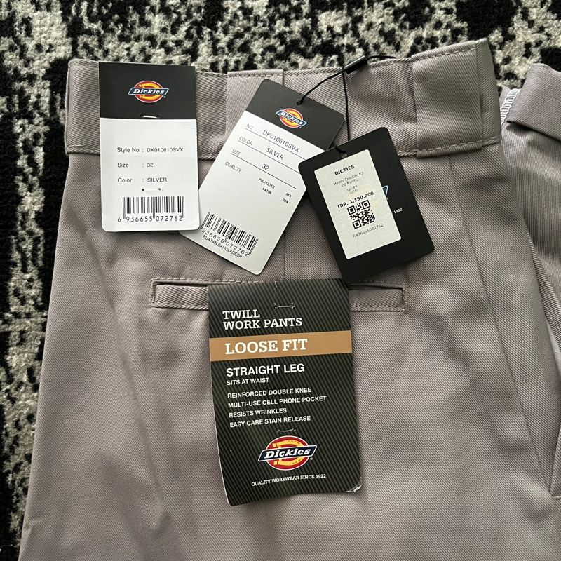 Dickies Double Knee Silver Grey Original, foto 5