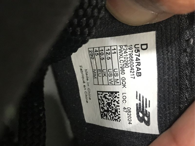 New Balance 574 Black, foto 5