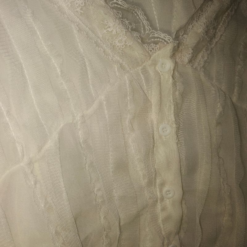 KEMEJA LACE PUTIH GADING, foto 3