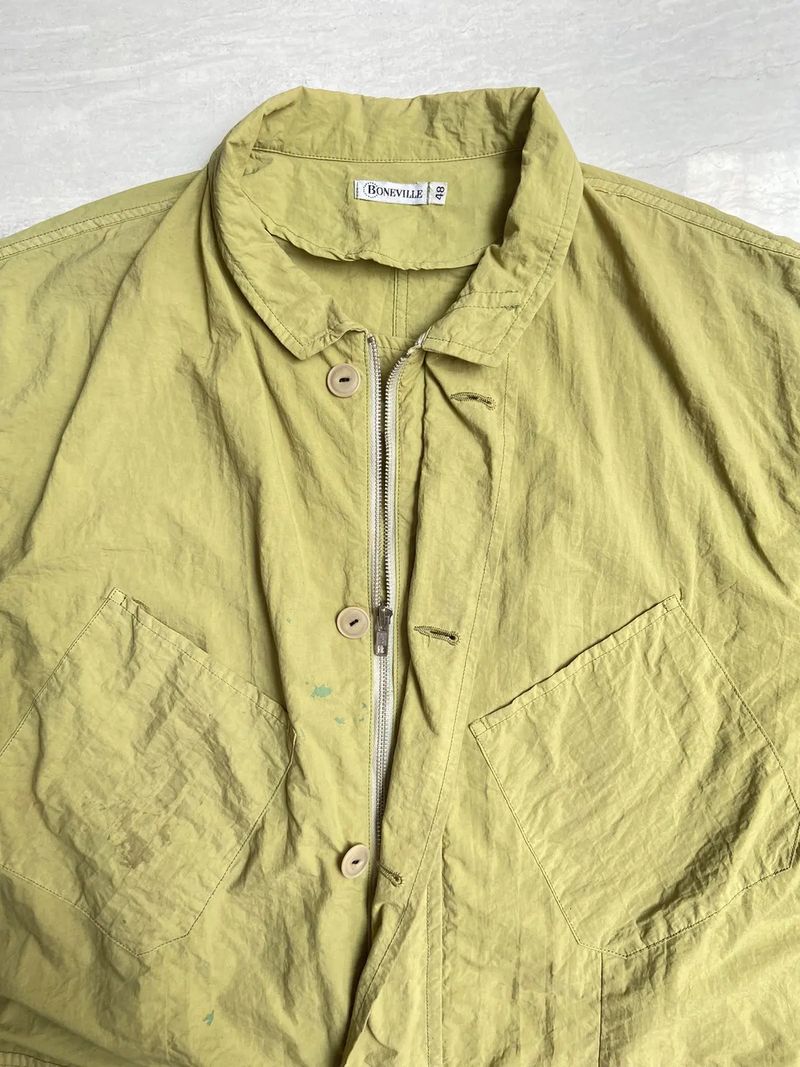Stone Island Gorpcore Avant Garde Windbreaker Pria yellow, foto 4