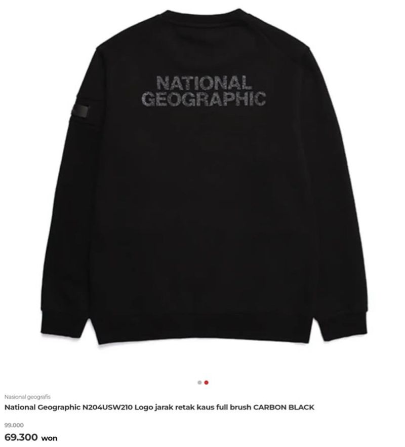National Geographic Authent Patch Crewneck, foto 2