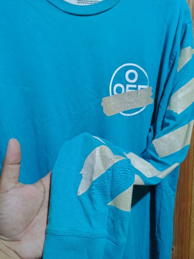 Tshirt luxury Off white Tapped arrow, foto 5