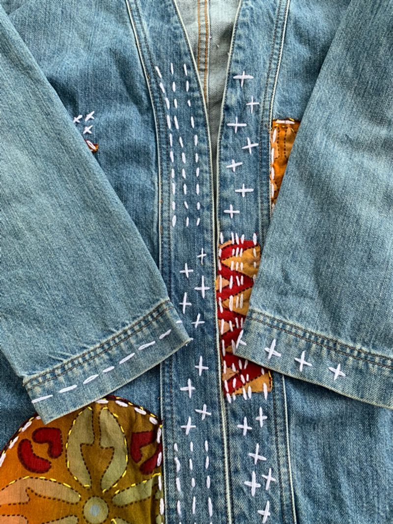 Madewell Handsitch Kimono Denim Jacket (DIY by Goodhvbits), foto 7