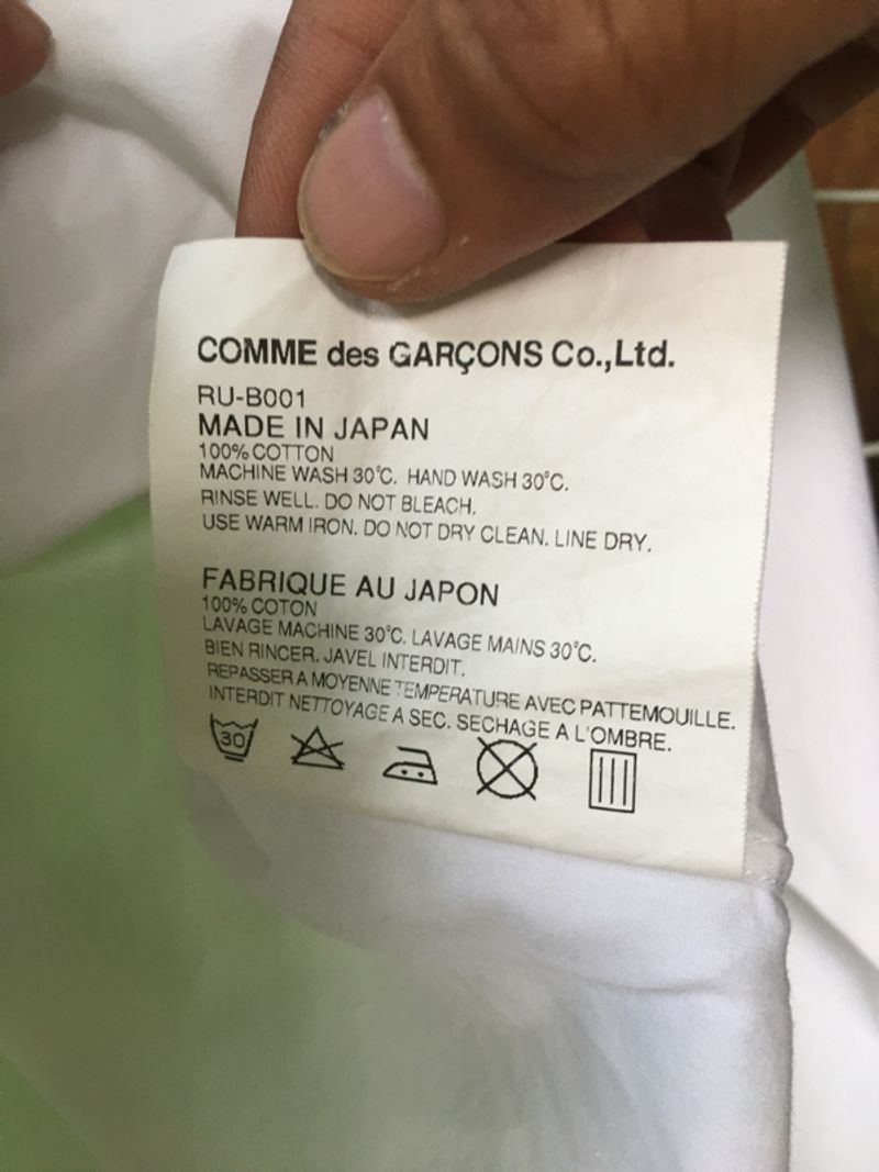 AD2013 Comme Des Garcons Button Shirt, foto 6