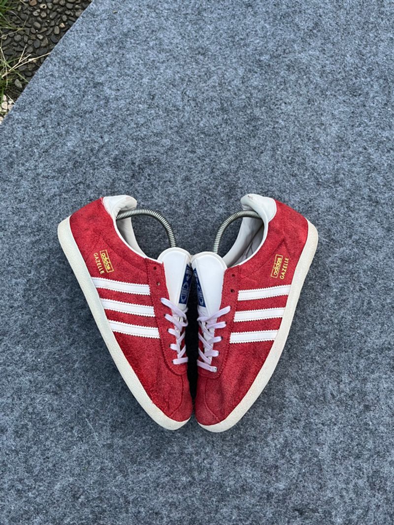 Adidas gazelle og red white, foto 2
