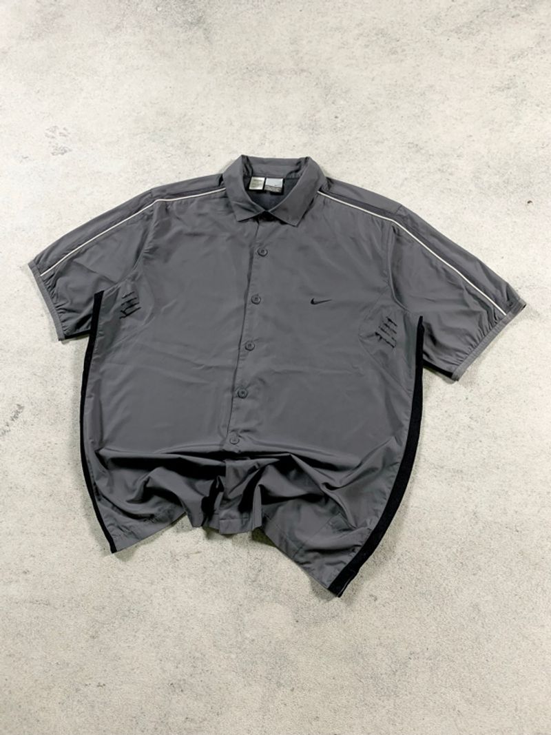 nike grey Y2K windbreaker Overshirt, foto 6