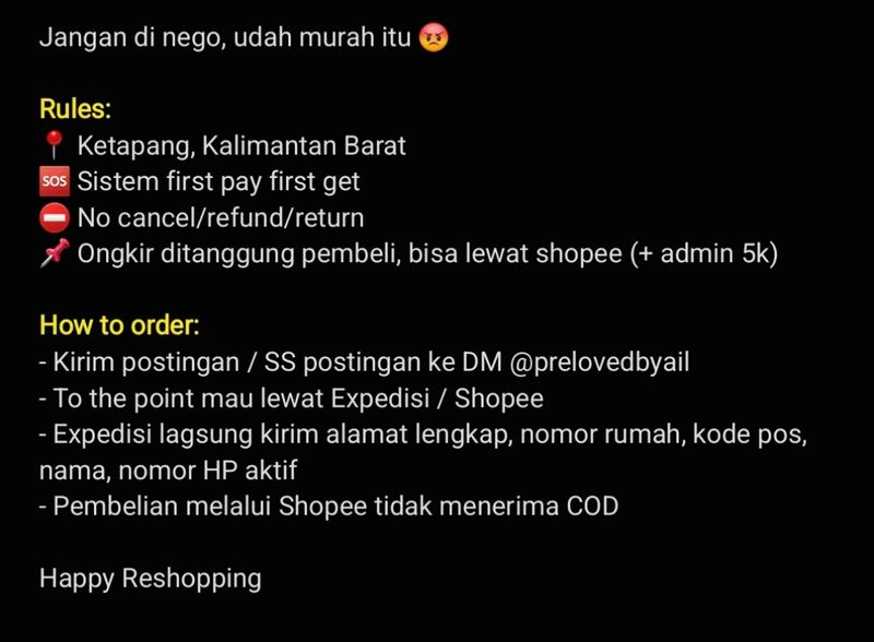 Preloved Kaos Lengan Panjang, foto 2