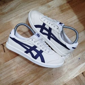 Onitsuka Tiger Casual Sneakers Wanita navy cream