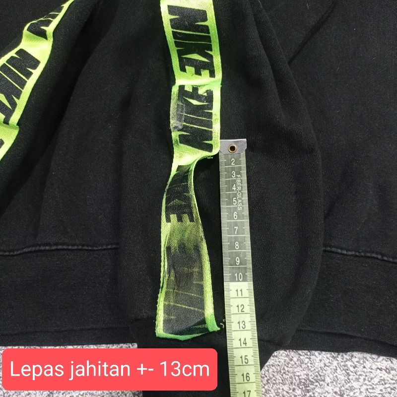 Crewneck nike taped black, foto 6