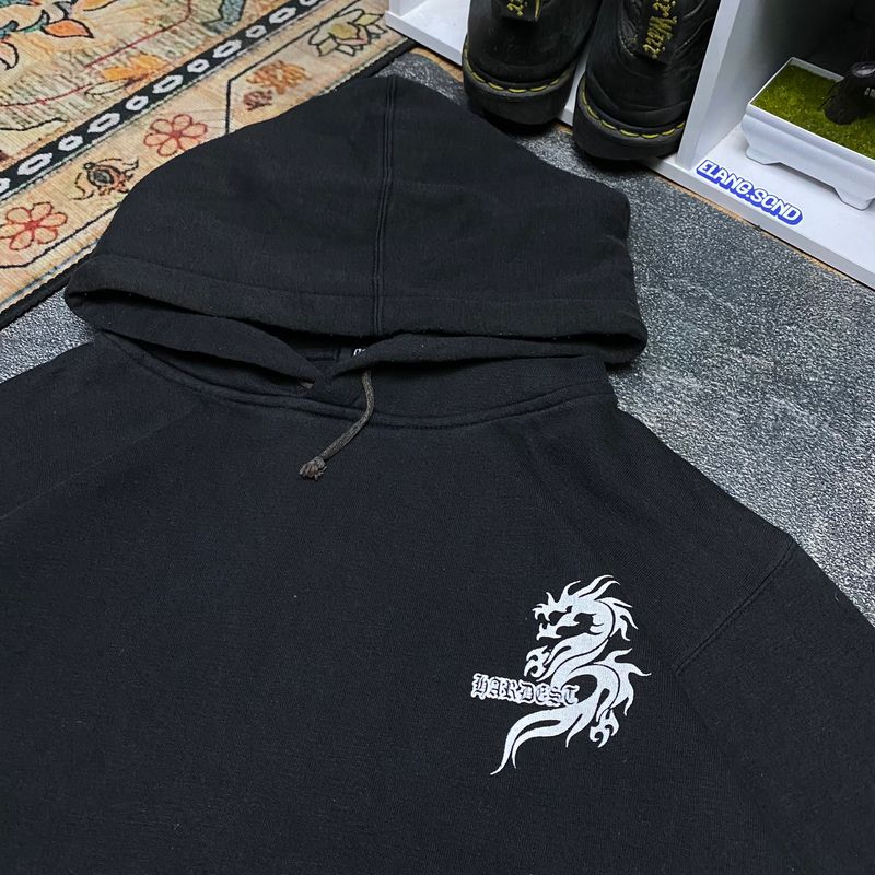 Vintage Y2K Sweatshirt Pria black, foto 4