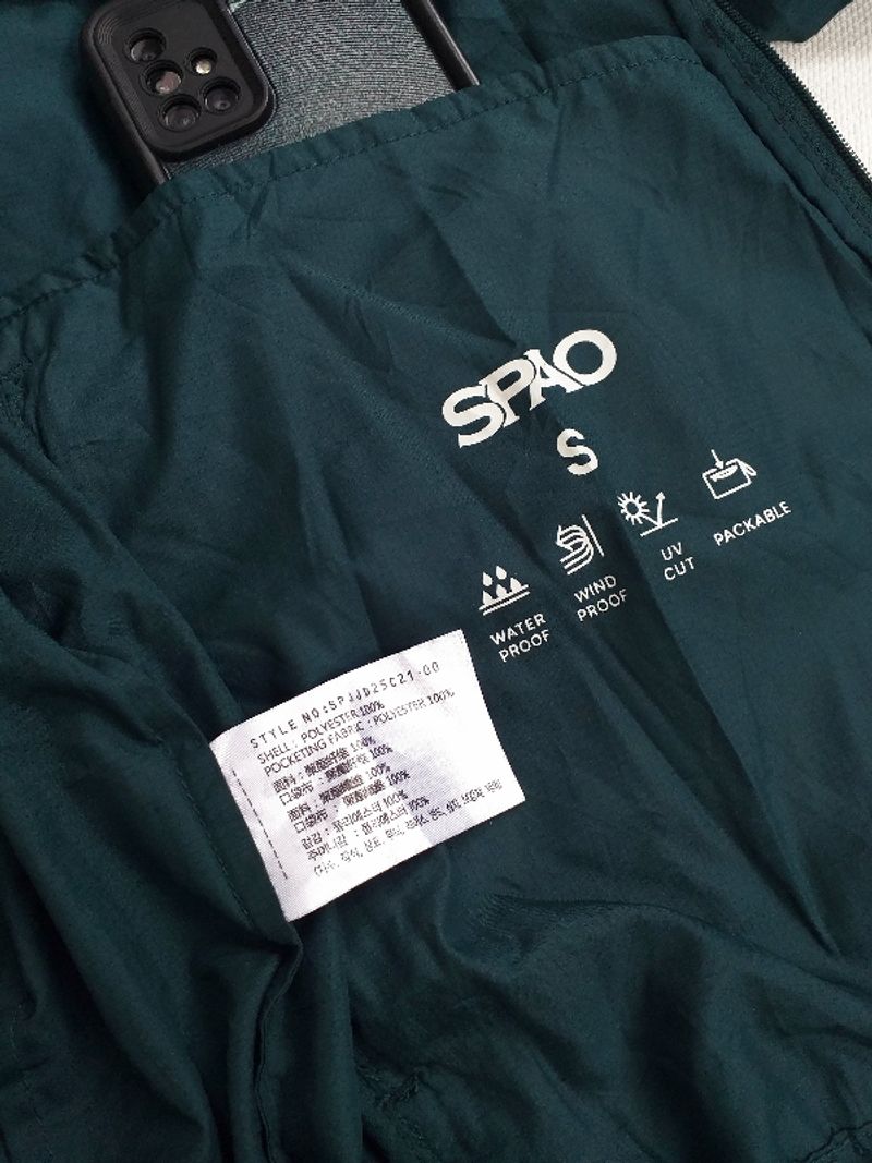 LIGHT WEIGHT JACKET SPAO PACKABLE, foto 6