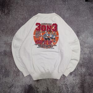 Crewneck CAPTAINS SANTA SPORT CLUB white ( M - L )