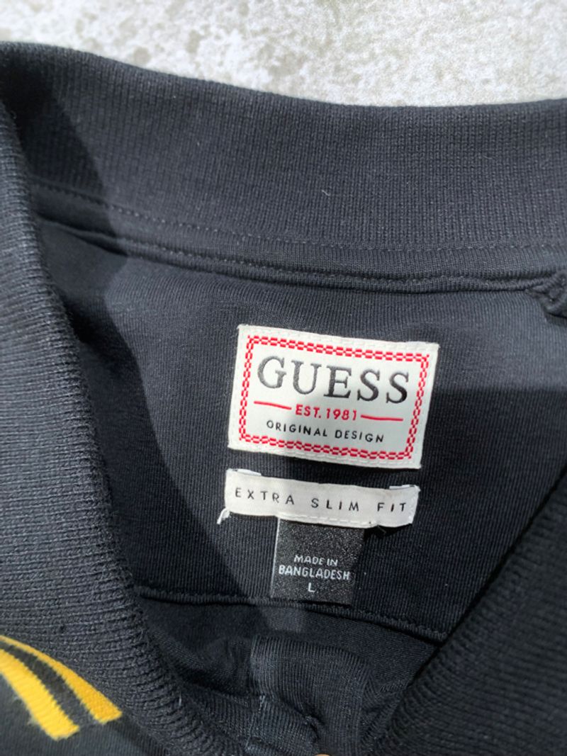 GUESS POLO SHIRT BLACK, foto 6