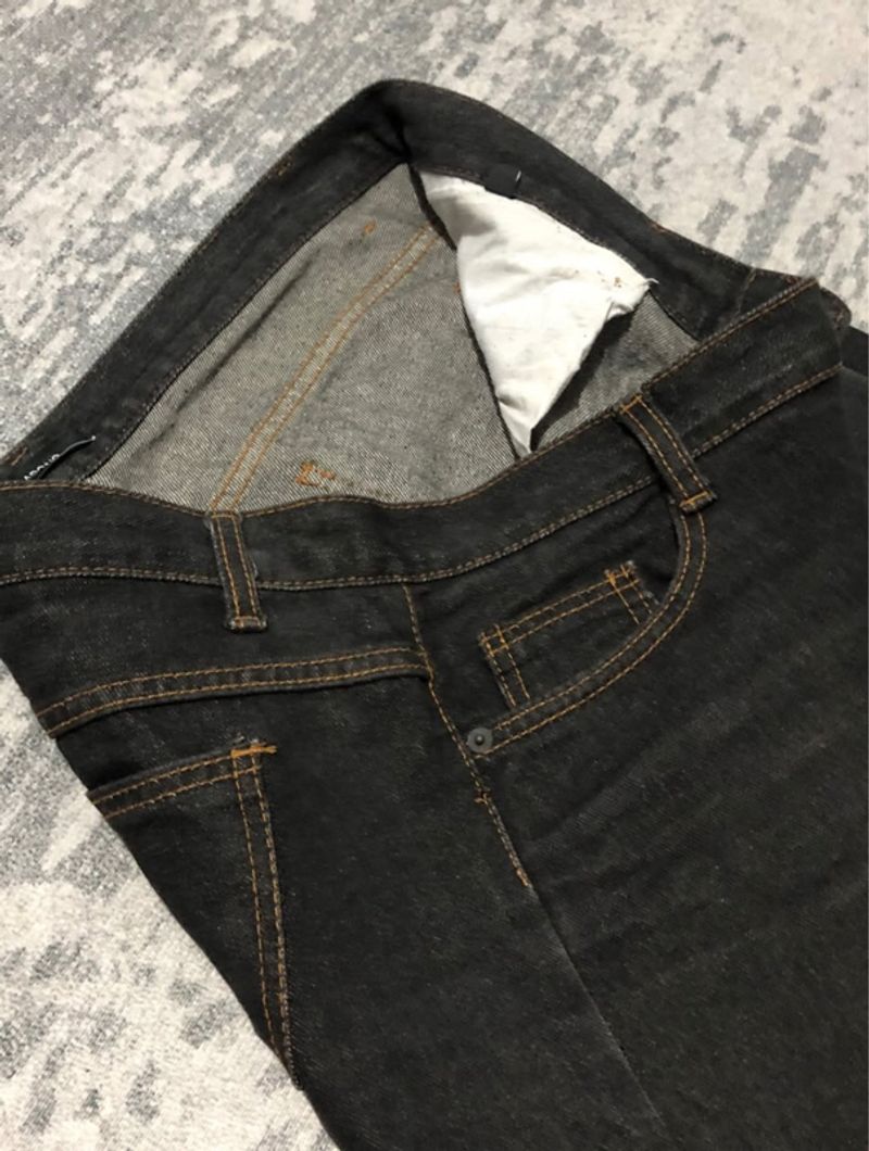 Lalabong black washed loose denim, foto 5