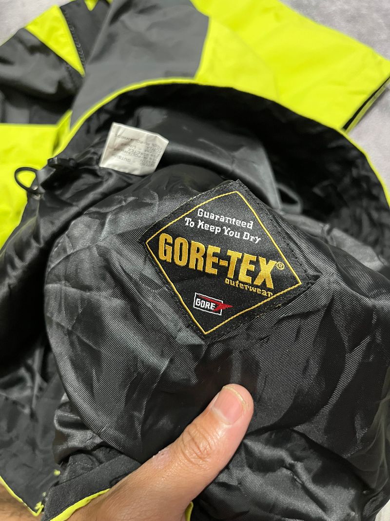 Gorpcore Sportswear Windbreaker Pria green yellow, foto 8