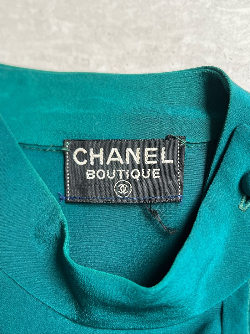 CHANEL BOUTIQUE Green Blouse, foto 8