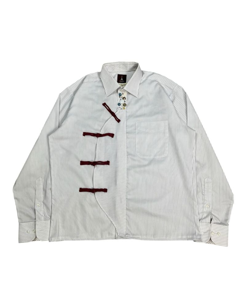 CHEONGSAM BUTTONS BOXY SHIRT, foto 2
