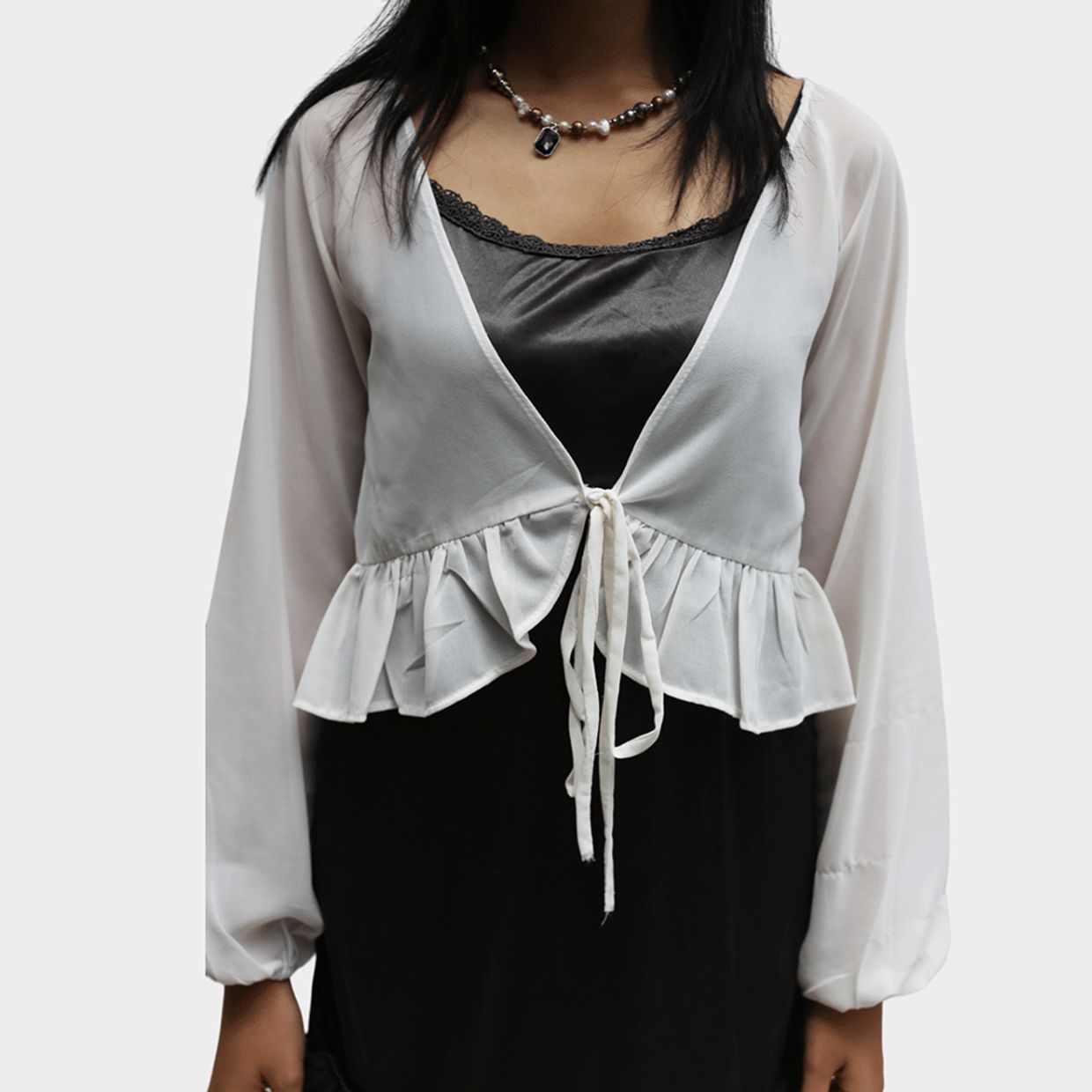 White Sheer Outer 🩸 Allsize, fits
