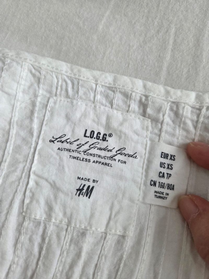 H&M White Textured Sleeveless Top, foto 6