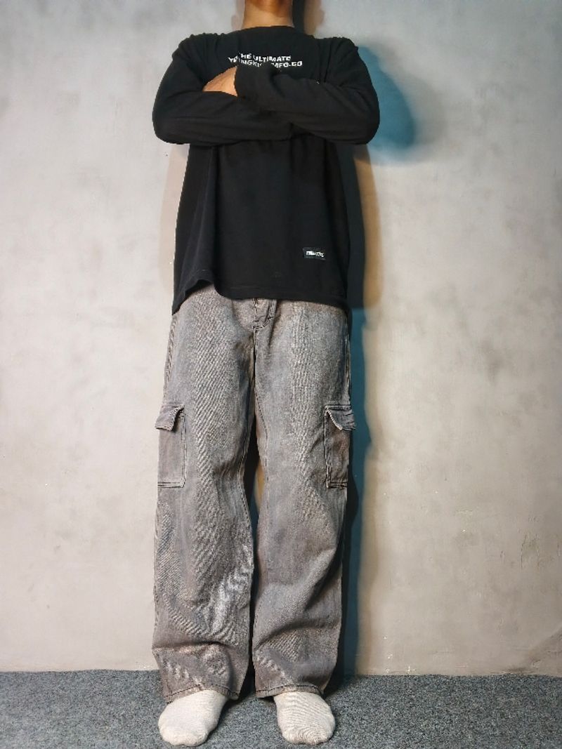 cargo pants jeans by unknown, foto 4