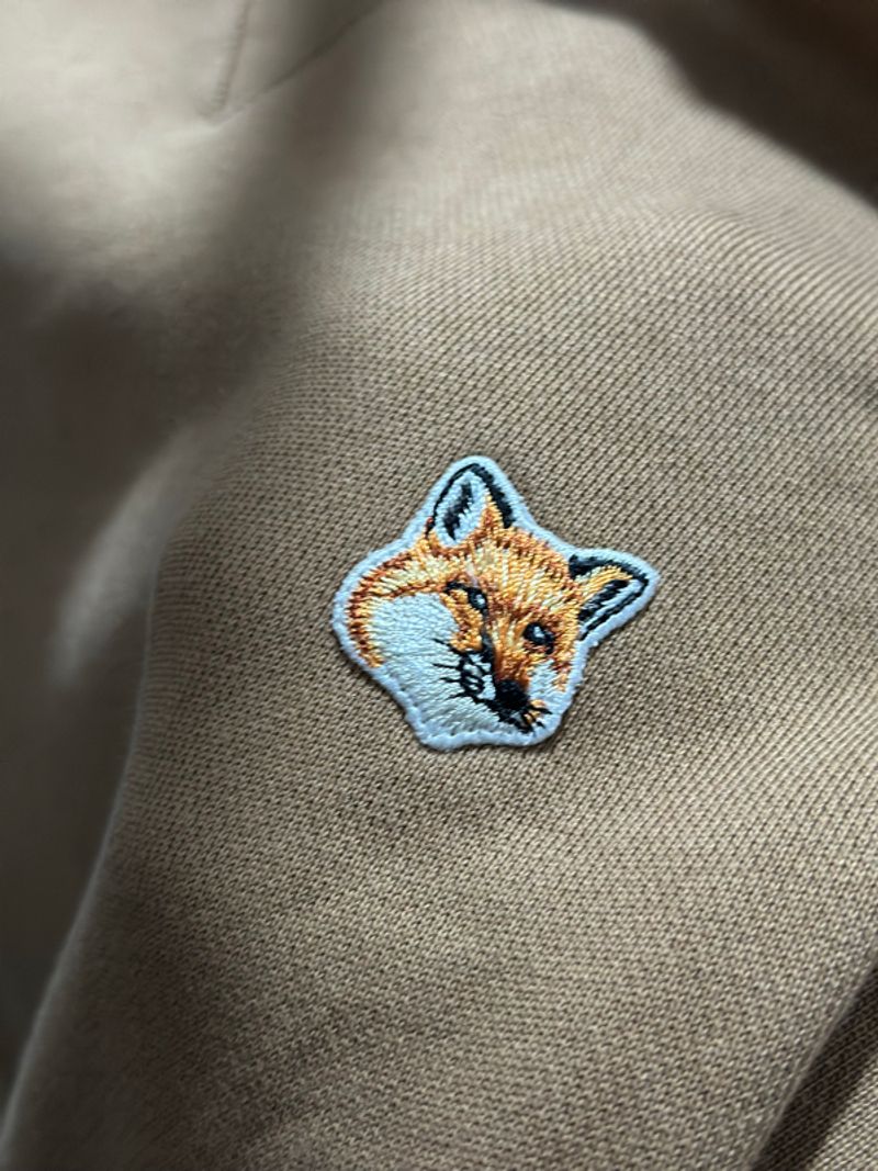 Maison Kitsune Fox Head Patch Jacquard Shirt, foto 2